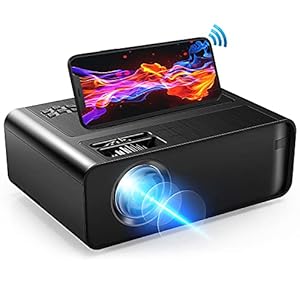 Mini Projector for iPhone, Xinteprid WiFi Movie Projector 2022 Upgrade 9000L with Synchronize Smartphone Screen…