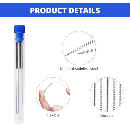 Image of Serplex 3D Printer Nozzle Cleaning Needle Kit 10Pcs, 0.2-0.4mm Pins Set