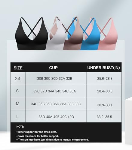 Image of Deep V-Neck Adjustable Women's Sports Bra