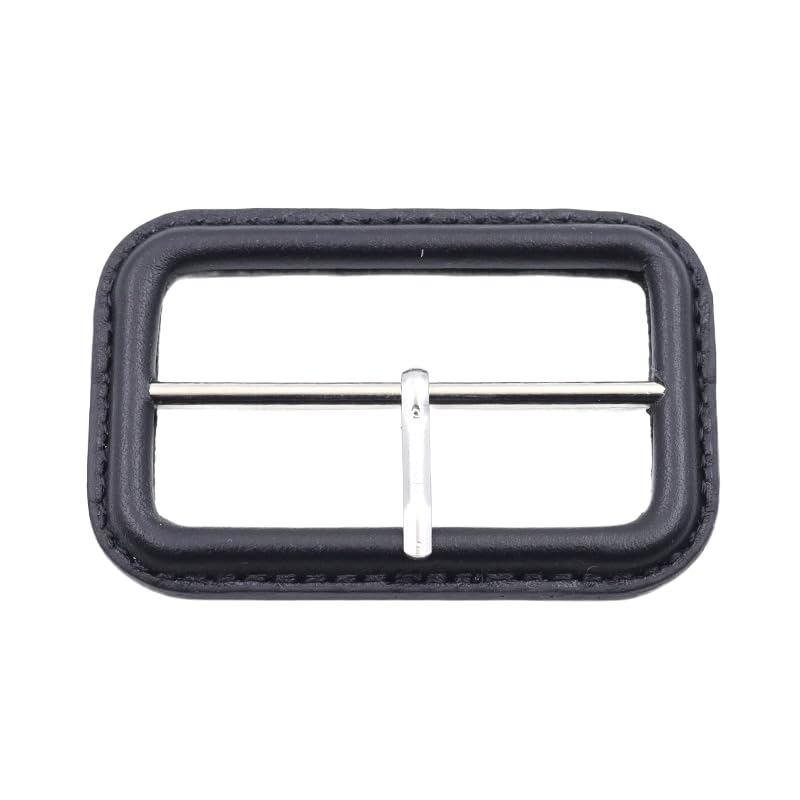 NANZU Interno 25/30/50 mm 6 PCS Fibbia in Vera Pelle Sostituzione Fibbia per Cintura Copertura in Pelle Sostituzione con Pin per Elaborare Fibbia Slider Triglide