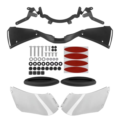 Ailerons CBR1000 pour RR-R 2020-2023 | Évitez le guidonnage avec ce becquet avant transparent