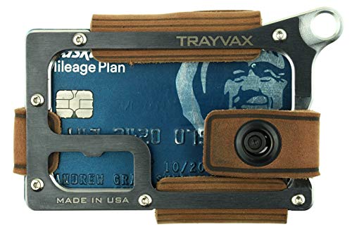 Trayvax Contour Minimalist Wallet Tactical Armor Steel Front Pocket RFID - //coolthings.us