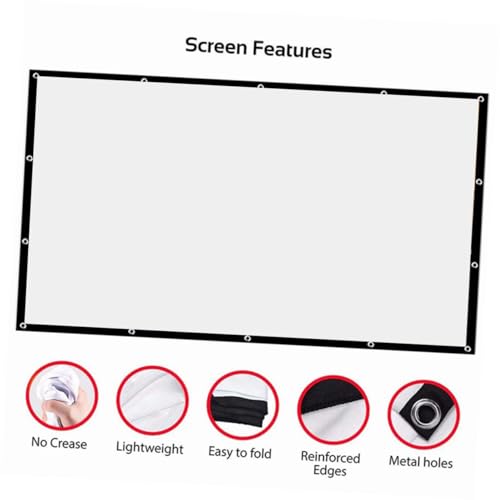 Pantalla portátil plegable para proyector BESPORTBLE miniatura 4