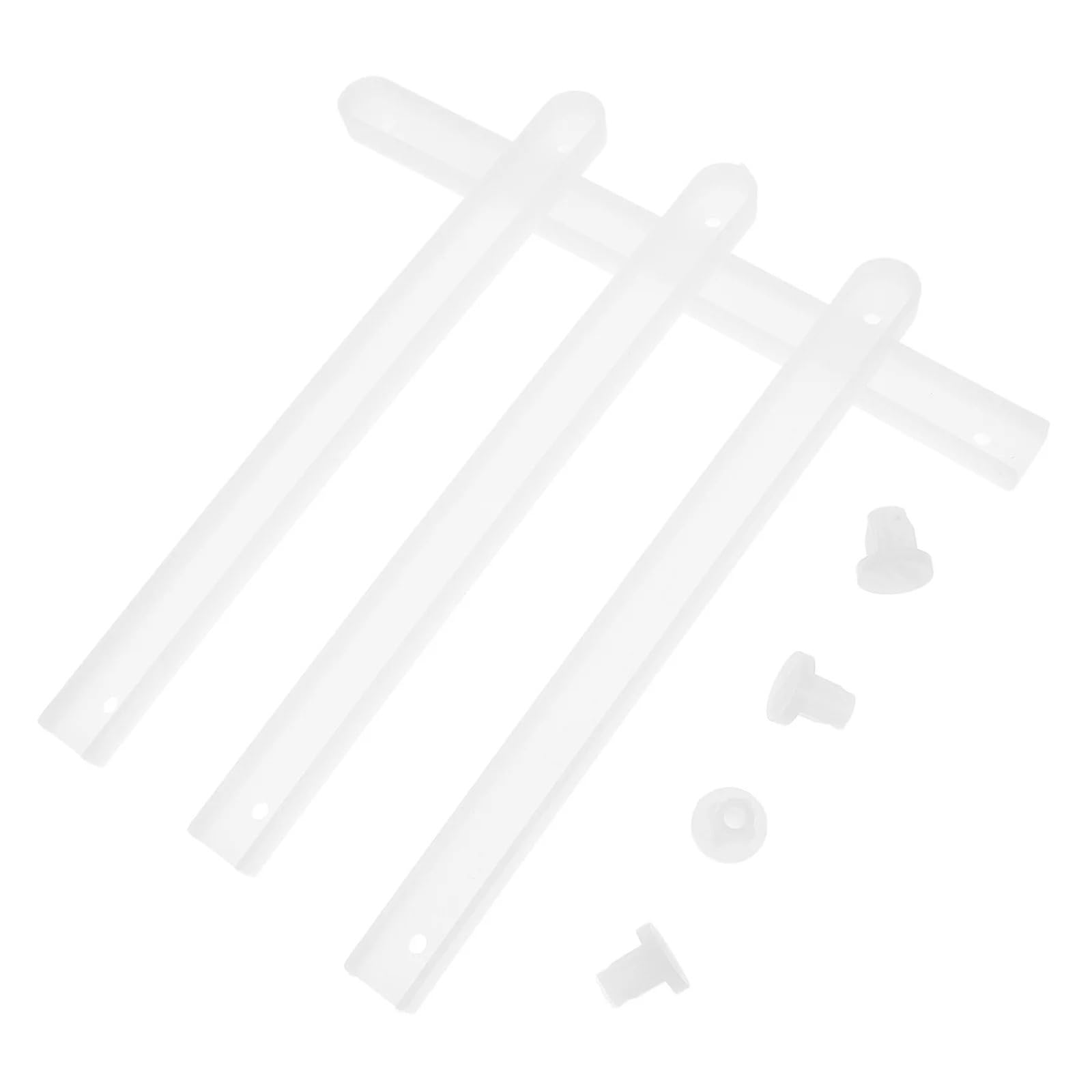 Ppqiru One Color 4Pcs Drawer Slides Heavy Duty Cabinet Track Guides Silent Wear Resistant For Cupboard Glides For Cabinet Drawer