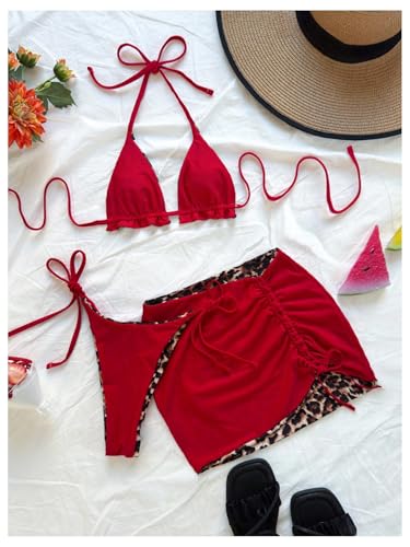 Bikini grande taille confortable fini les complexes grâce à la jupe cache-cœur