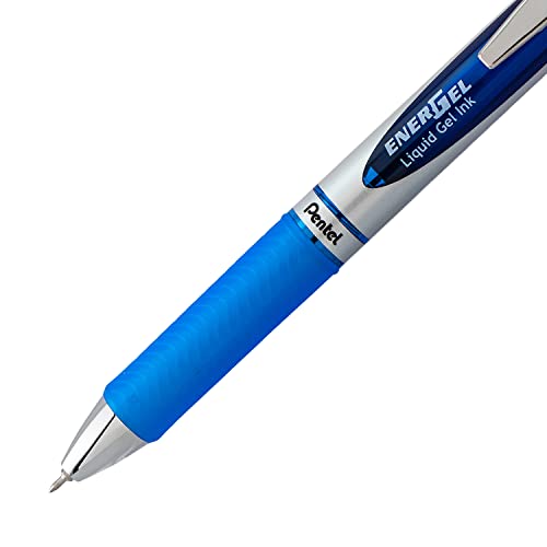 Pentel Caneta de gel líquido retrátil EnerGel RTX (0,3 mm), ponta de agulha, linha extrafina, tinta