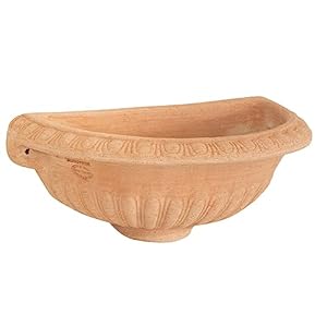 Biscottini Terrakotta Wandbrunnen für den Außenbereich