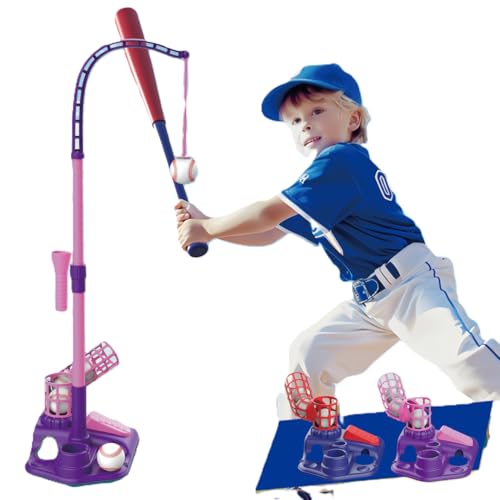 JITUIHOM 3-in-1 Baseball Ejection Launcher Kids Toy Set