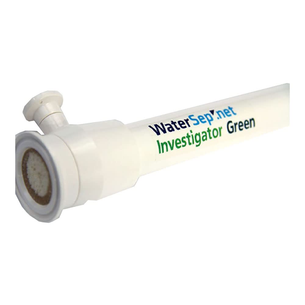 WaterSep SU 100 20INV41 S6 Investigator41 Green Line Single Use Hollow Fiber Cartridge, 100K Membrane Cutoff, 2 mm ID, 33.4 mm Diameter, 305 mm L, Polyethersulfon/Polysulfone/Urethane (Pack of 6)