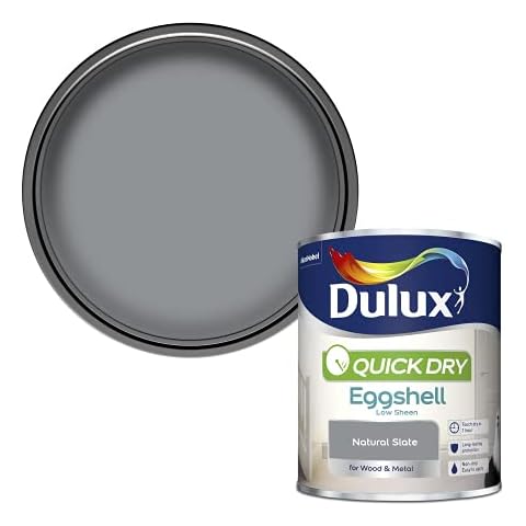 Dulux Quick Dry Eggshell Paint - Natural Slate Cover