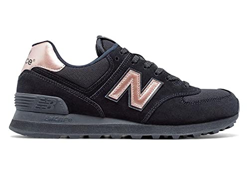 New Balance 574 Black And Rose Gold New Balance 574 Black Rose