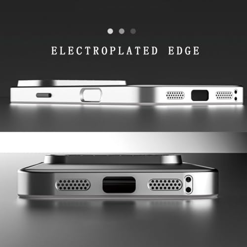 Finition galvanisée et verre trempé pour coque cuir iPhone 17 Pro