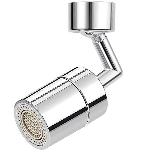 Basin bathroom Splash Filter Faucet - 720Â° Rotating Sink Faucet Attachment - 2 Spray Modes Faucet Extender - Leak Proof 55/64â€³ Female Thread Faucet Aerator
