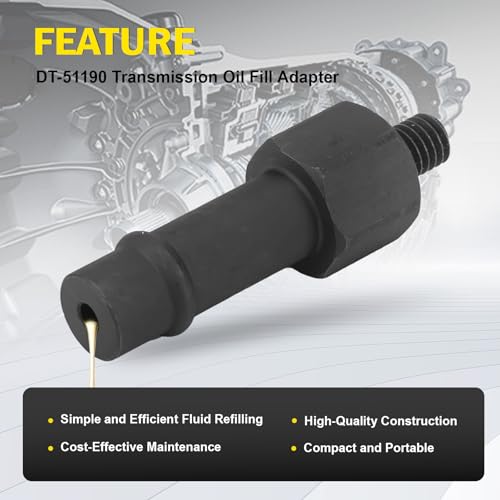 Image of Transmission Oil Fill Adapter Compatible with GM 8L90 Engine Replace DT-51190