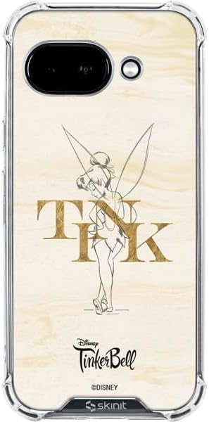 Skinit Clear Phone Case Compatible with Google Pixel 9a - Officially Licensed Disney Tinker Bell Believe Design
