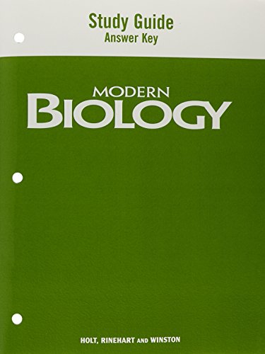 Study Guide Answer Key Modern Biology 2006