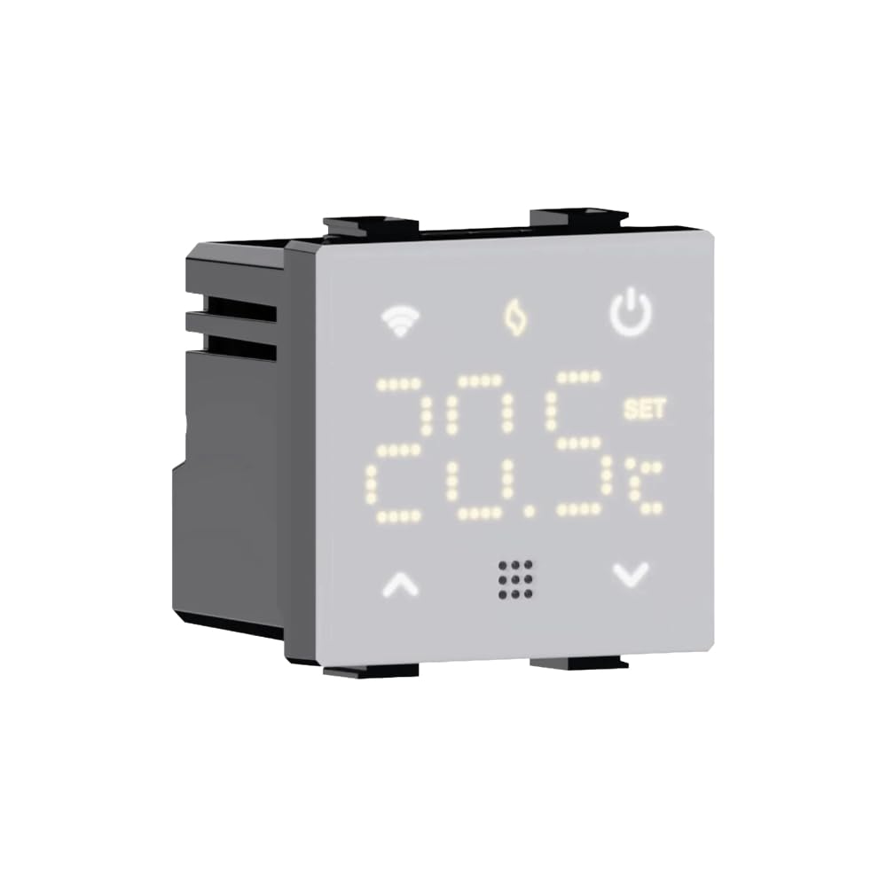 gloca Cronotermostato Smart WiFi Da Incasso 230V Display Touch Compatibile Matix Con App Tuya