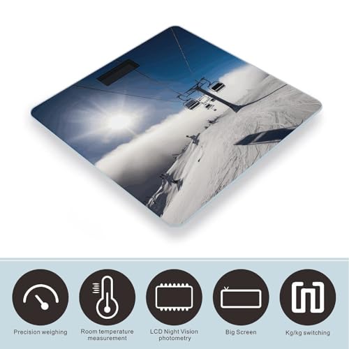 Báscula digital de baño BWQJKUO, capacidad 400 lb miniatura 3