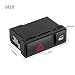 Luz de advertencia de peligro Keenso Interruptor intermitente de emergencia Interruptor de...