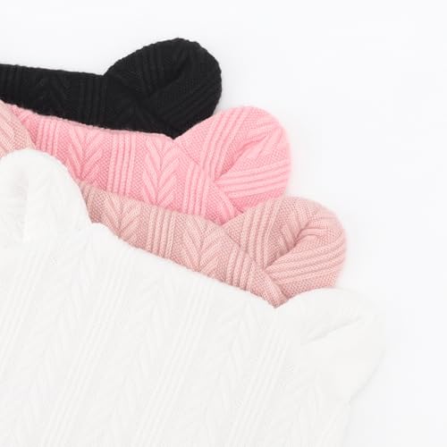 Image of BQUBO Newborn Baby Hats Bear Ears and Mittens Sets Preemie Caps Baby Boy Girl Infant Hospital Beanie for 0-3 Months