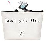 Neceser De Viaje Sister - Neceser Grande con Compartimentos, Organizador Portátil para Accesorios De ú | Los Mejores Regalos para Hermanas para Mujeres.