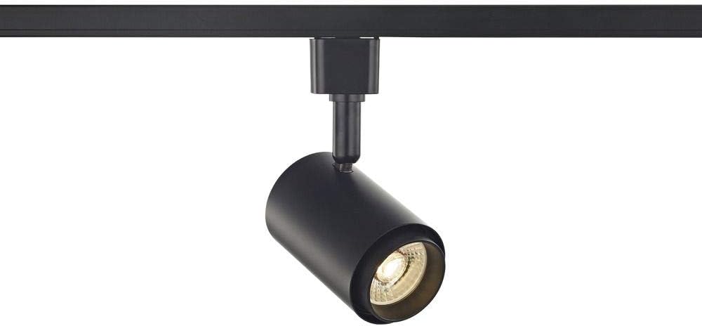 Black LED Track Head Cylinder Light for Halo Track Systems 2700K 875LM