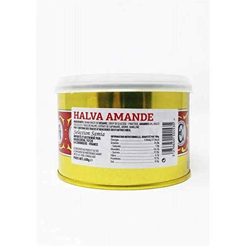 SAMIA - Halvas Amande 400G - Lot De 2