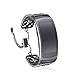 Compatible Samsung Gear Fit 2 Bands for Womens Gear Fit2 Pro Bracelet Replacement Samsung Gear Fit 2 SM-R360 Smart Watch Band (Black)