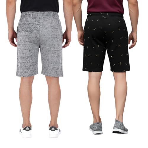 Image of GUIDE Men's Regular Fit Printed Cotton Shorts
