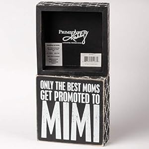 Primitives by Kathy 25163 Lattice Trimmed Box Sign, 5 x 5-Inches, Best Moms Get Promoted Primitives by Kathy 25163 Lattice Trimmed Box Sign 5 x 5 Inches Best Moms Get Promoted