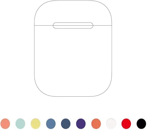 Miniatura 5 de HappyCover - Funda compatible con Airpods 2 y 1, funda protectora de silicona para funda de carga de Airpods (azul joyería)