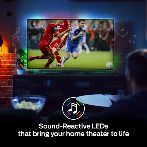 Tira de LED RGB reactiva al sonido 10ft con control remoto IR miniatura 4