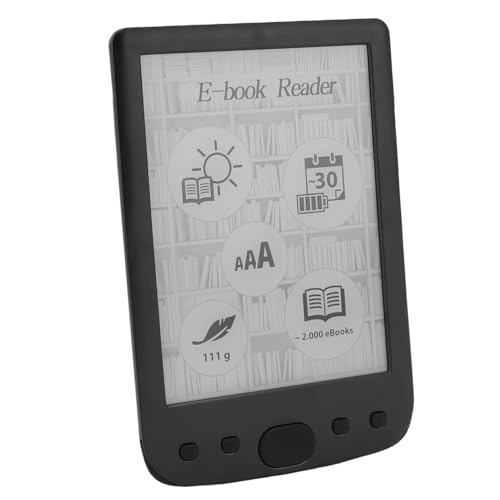 Lector electrónico 6 pulgadas e-reader HD 800x600 almacenamiento 4GB 2