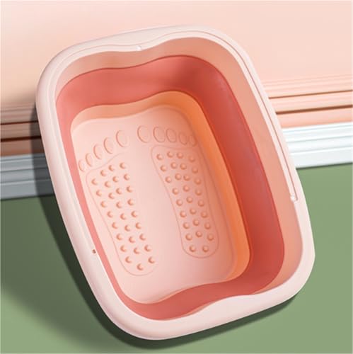 Spa de pies plegable portátil color rosa miniatura 4