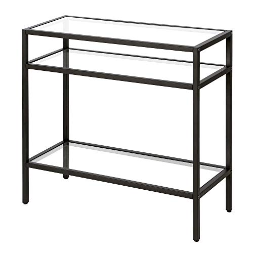 Henn&Hart ST0477 24 Inch Wide Rectangular Side Table In Blackened Bronze thumb #4
