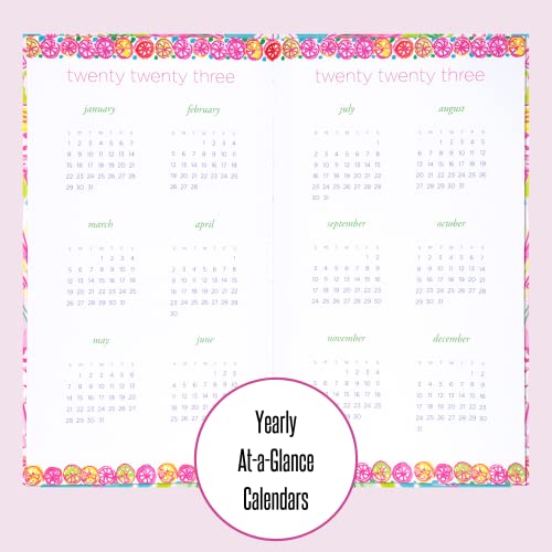 2020 Lilly Pulitzer On The Go Agenda Set, Undated Monthly Pocket Planner With Black Ink Pen, 12 Month Annual Organizer With Notes Pages, Monthly Calendars, And Yearly Overviews, Golden Hour #TOP3