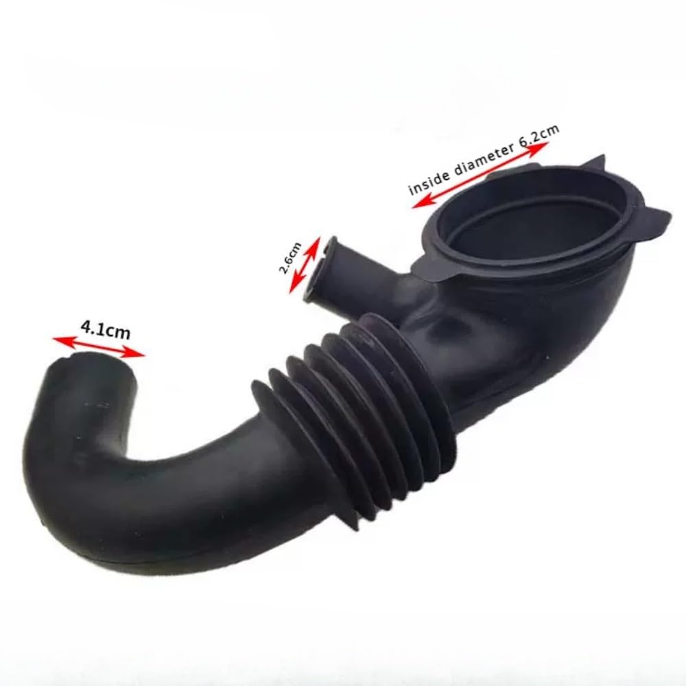 Rubber Drain Pipe,Water Pipe Rubber,Drum Rubber H Tubo dell'Acqua di Ingresso Interno for Lavatrice L/G MAR62541901 Parti di Riparazione della rondella del Tubo in Gomma del Tamburo, 124