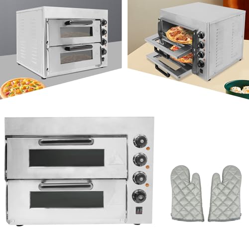 Mermajestic Horno de pizza de acero inoxidable...