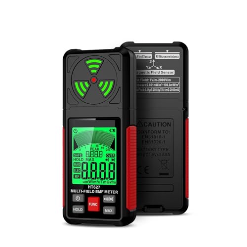 Medidor EMF y detector de radiación electromagnética portátil para campo eléctrico y RF