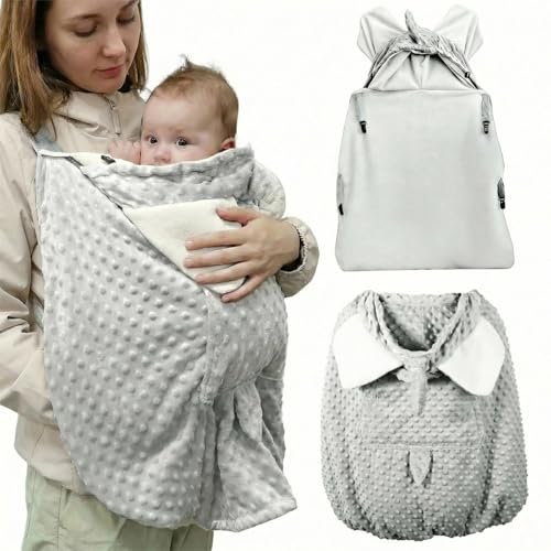 Universal Baby Carrier Cover with Hoodie and Pockets