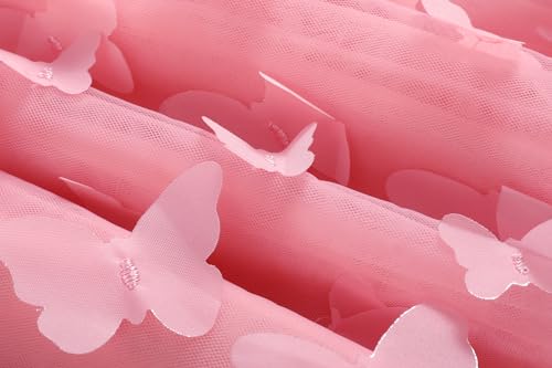 Image of GSVIBK Baby Girls Tutu Dress Sleeveless Toddler Cotton Tulle Skirt Princess Party Prom Dresses