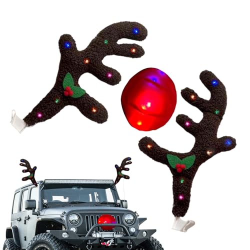 Decoraciones de reno para coche: vive la magia navideña en tus viajes en SUV 7