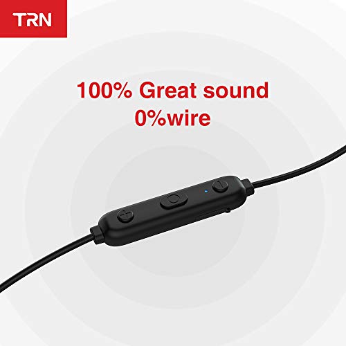 Image of OKCSC Bluetooth Headphone Cable, 0.75mm 2pin Supporting Apt-x & AAC, 20 Hours Playback, For KZ AS10 zst;TRN v80 x6 IM2