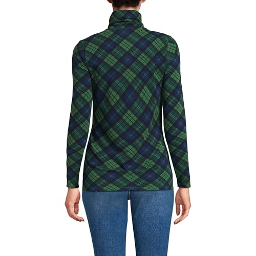 Image of Lands' End Lightweight Jersey Long Sleeve Turtleneck