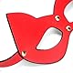 SUPKTHDY Fetisch Bondage Maske, BDSM Maske, Katzenmaske Damen Cat Maske SM Augenmaske Erotik Augenbinde Unisex Sexmaske Sex Toys Cosplay Maske Fesseln Sexspielzeug für Paare