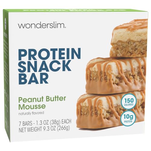 WonderSlim Protein Snack Bar, Peanut Butter Mousse, (7ct)