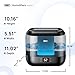 Dreo Smart Humidifiers for Bedroom, Top Fill 4L Supersized Humidifier Large Room with 28 dB, 36H Runtime, Touch/APP/Voice Control, Nightlight, Cool Mist Humidifiers for Baby, Plants, Indoor, Black