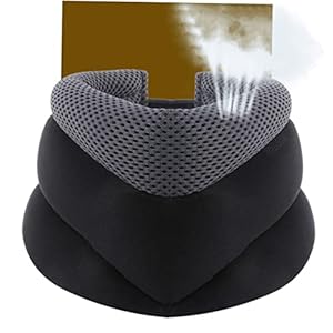 VALICLUD Grey Gepolsterte Dreilagige Nackenstütze