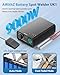 AWithZ 9000W Battery Spot Welder, Rotary Knob Operation 100 Gears Adjustable Foot Pedal Operated, 0.1-0.3mm Spot Welder with Dual Pulse Output, Portable Spot Welder for Making DIY Battery Packs (UK1)