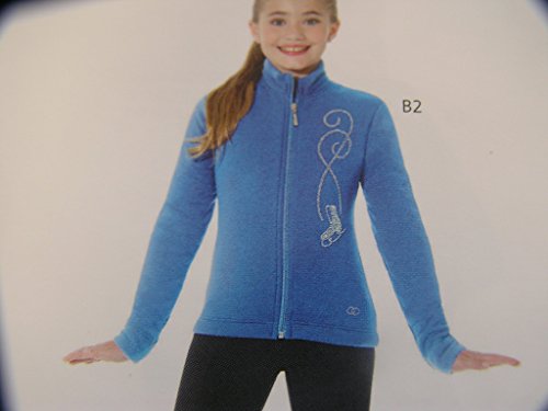 Mondor Model 24483 Polartec Jacket with Crystal Vivd Blue SIze CHild 6x-7
